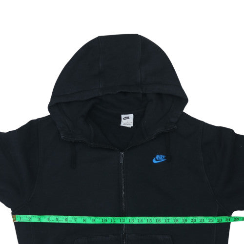 Nike Men's Black Full Zip Hoodie M Regular Fit Sportswear