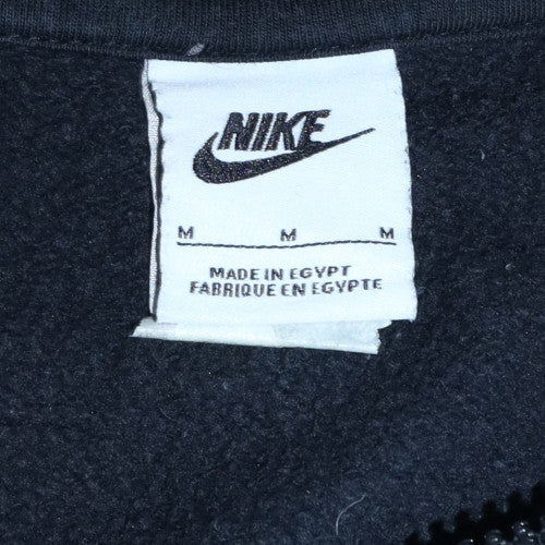 Nike Men's Black Full Zip Hoodie M Regular Fit Sportswear
