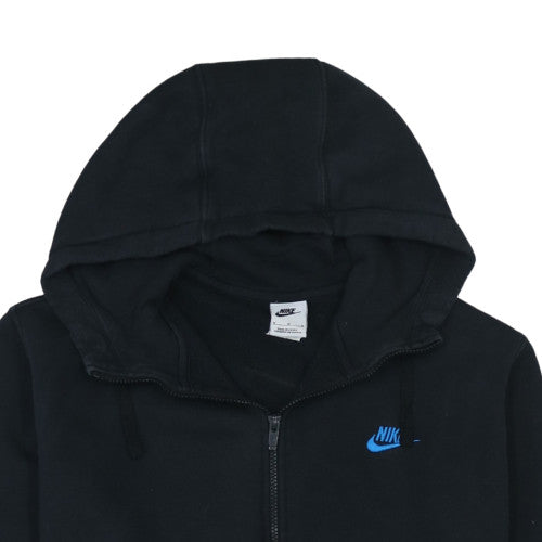 Nike Men's Black Full Zip Hoodie M Regular Fit Sportswear