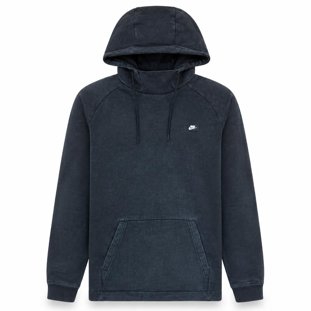 Nike Men’s Black Pullover Hoodie M Fleece Logo Sportswear