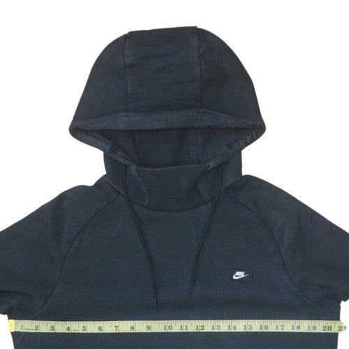 Nike Men’s Black Pullover Hoodie M Fleece Logo Sportswear