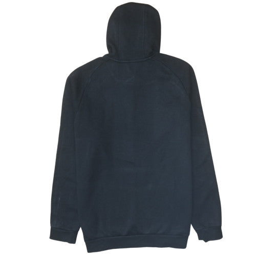 Adidas Men Black Pullover Hoodie L Fleece Sportswear Sweatshirt