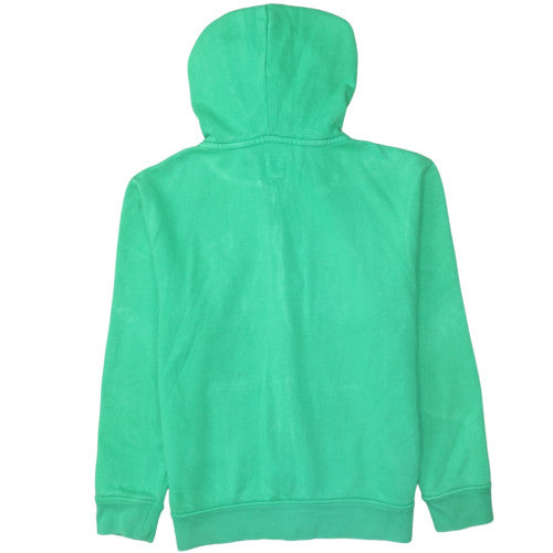 GAP Kids Boys Green Full Zip Hoodie L 10-11 Years Cotton Blend