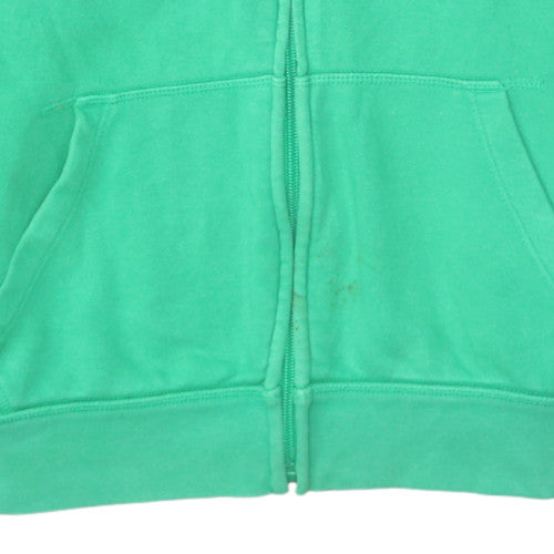 GAP Kids Boys Green Full Zip Hoodie L 10-11 Years Cotton Blend