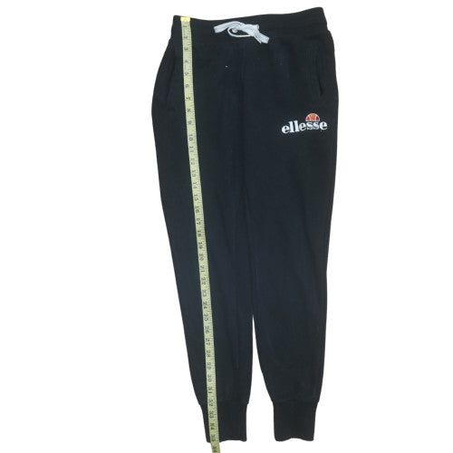 Ellesse Womens Black UK 8 Jogger Sweatpants Cotton Blend Casual