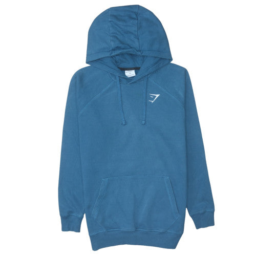Gymshark Men’s Blue XS Pullover Fleece Hoodie Sweatshirt