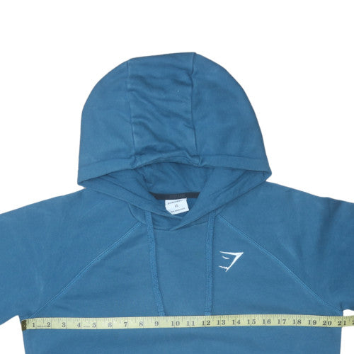 Gymshark Men’s Blue XS Pullover Fleece Hoodie Sweatshirt