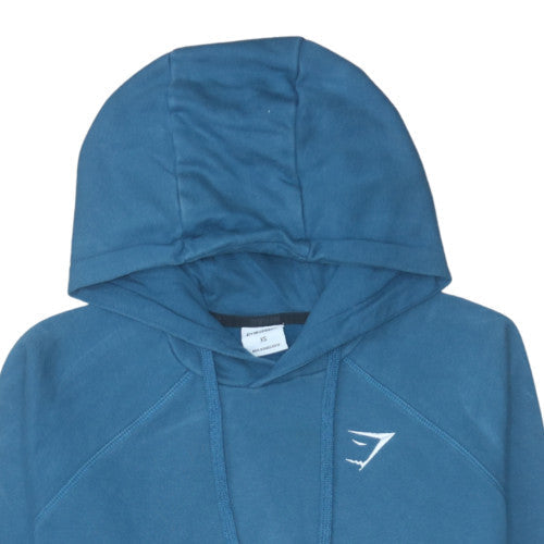 Gymshark Men’s Blue XS Pullover Fleece Hoodie Sweatshirt