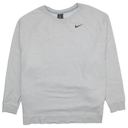 Nike Men's Grey Dri-FIT Crew Neck Sweatshirt XL