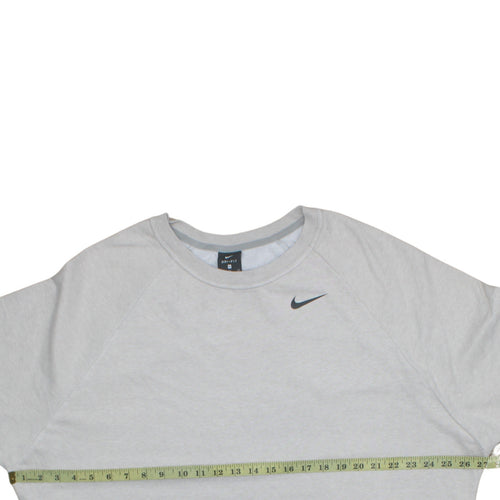 Nike Men's Grey Dri-FIT Crew Neck Sweatshirt XL