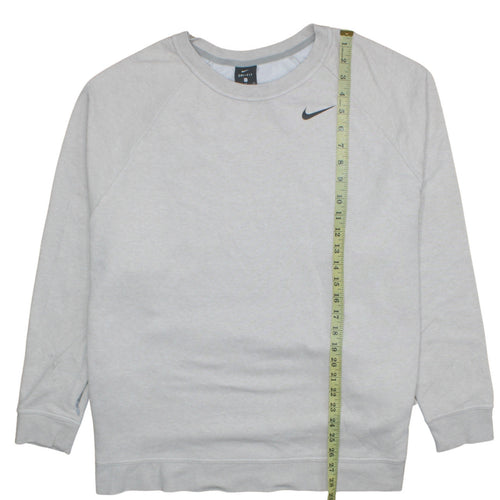 Nike Men's Grey Dri-FIT Crew Neck Sweatshirt XL