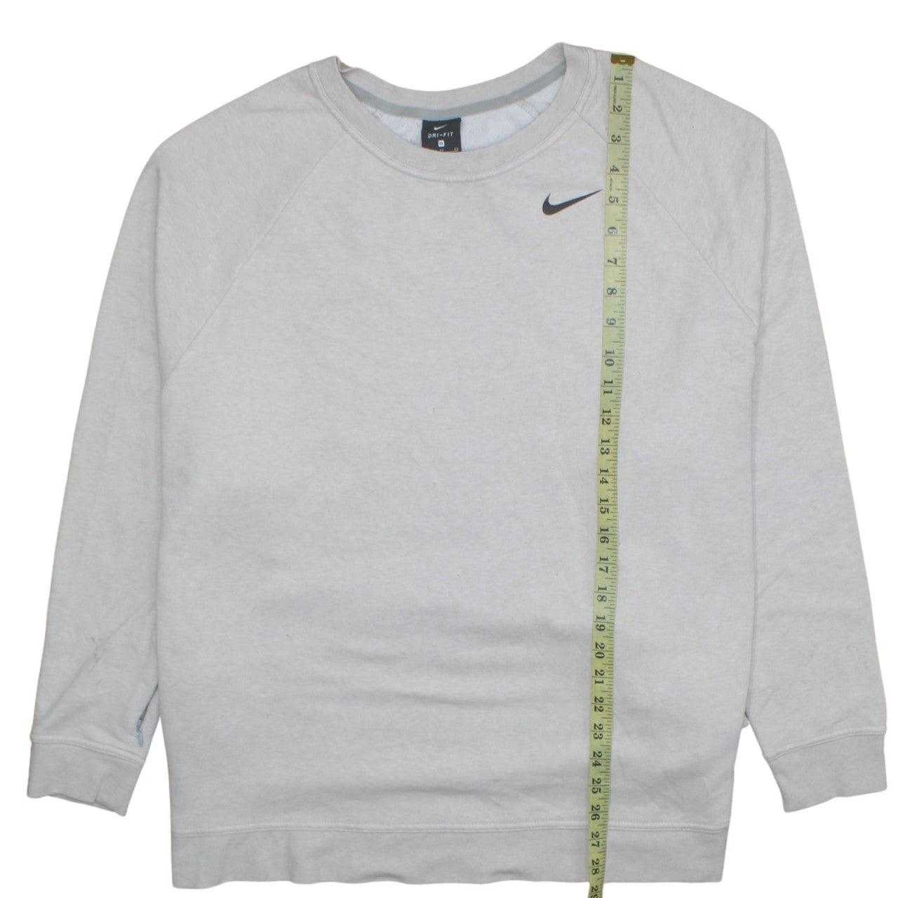 Nike Men's Grey Dri-FIT Crew Neck Sweatshirt XL