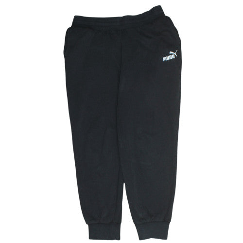 Puma Men’s Black Jogger Sweatpants M Regular Fit Casual Tapered