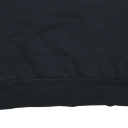 Adidas Womens Black Medium Pullover Sweatshirt Crew Neck Logo Print