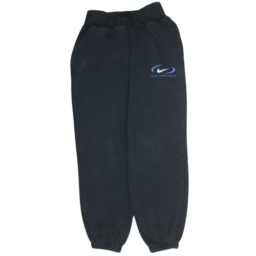 Nike Women Black XS Cotton Jogger Sweatpants Elastic Waist Sportswear