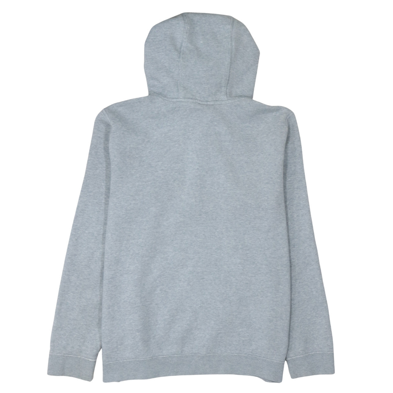 Nike Men's Grey 1/4 Zip Pullover Hoodie L Fleece Logo Sweatshirt