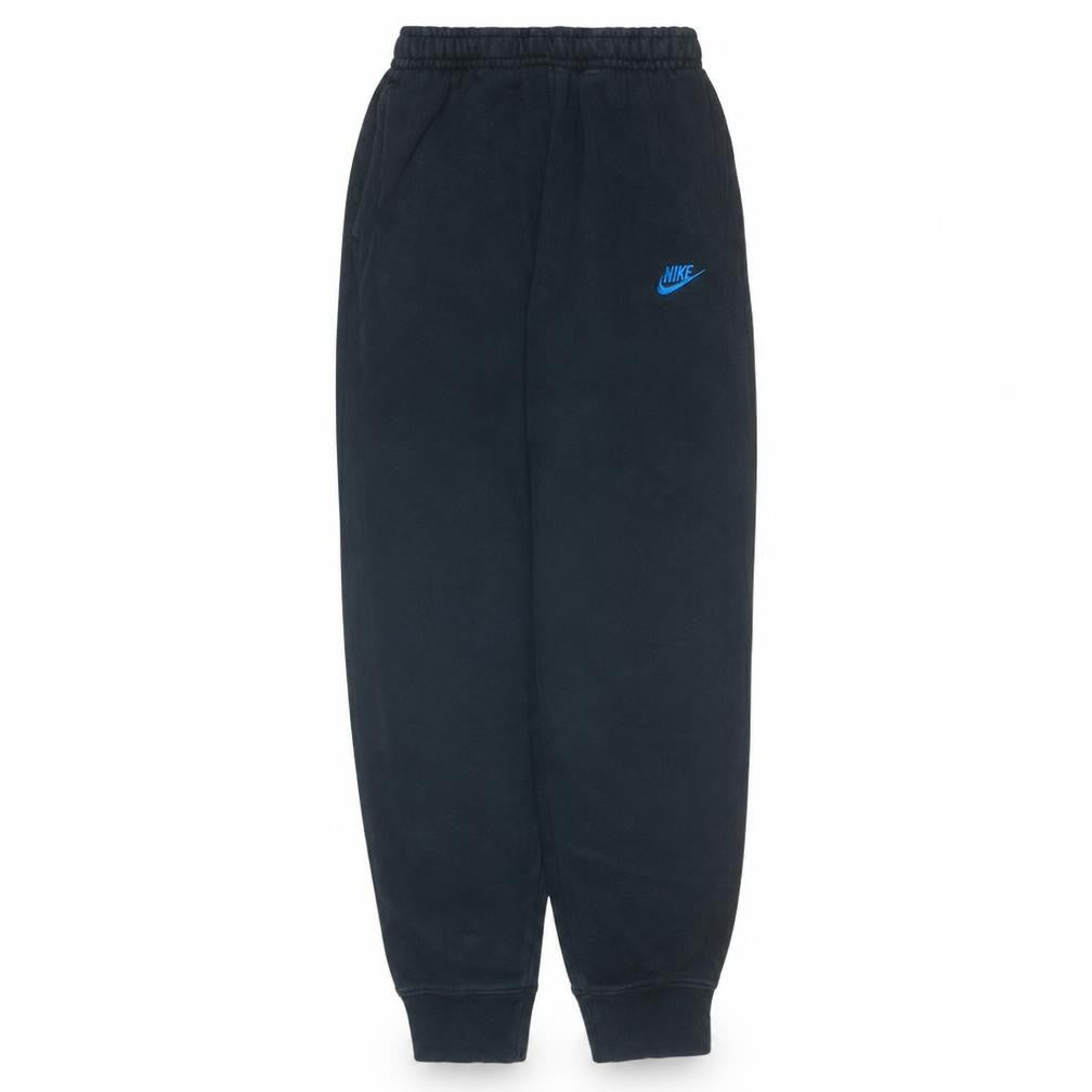 Front view of Nike Men's Black Small Sweatpants Regular Fit Fleece Joggers