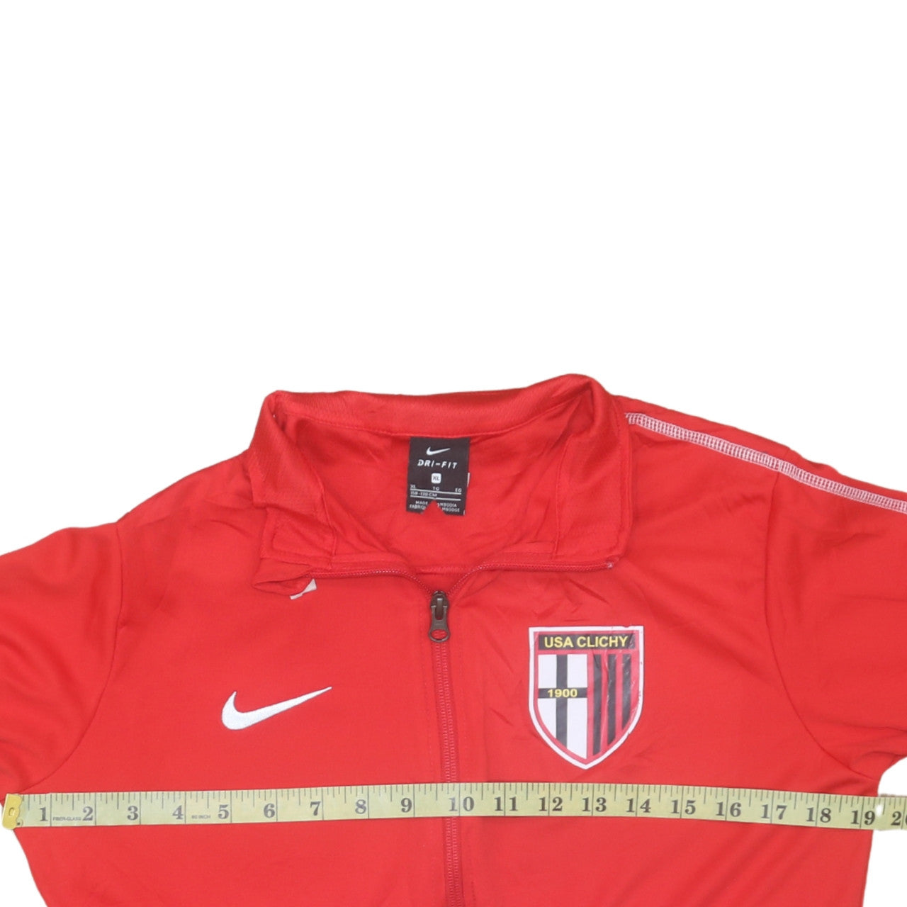 Nike Boys Red Dri-Fit Full Zip Football Sweatshirt XL