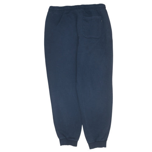 Converse Men's Blue L Sweatpants Fleece Logo Drawstring Comfort