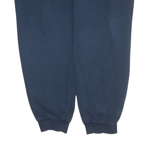 Converse Men's Blue L Sweatpants Fleece Logo Drawstring Comfort