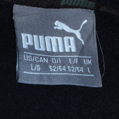 Puma Mens Black Crew Neck Pullover Sweatshirt Size L