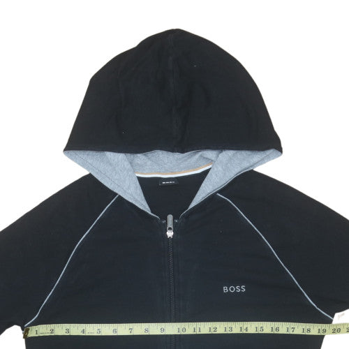 BOSS Men’s Black Full Zip Hoodie Sweatshirt Size S