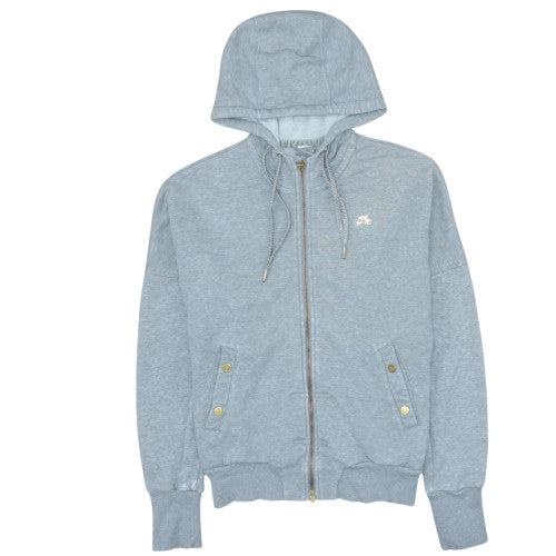 Nike Womens Grey Full Zip Hoodie Size M 10/12 with Pockets