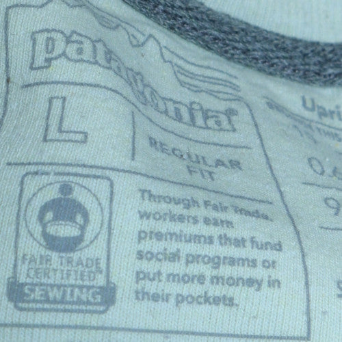 Patagonia Men's White L Crew Neck Pullover Sweatshirt Graphic Print