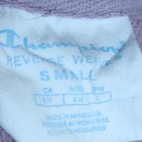 Champion Women's Lilac Small Reverse Weave Crew Neck Pullover Sweatshirt