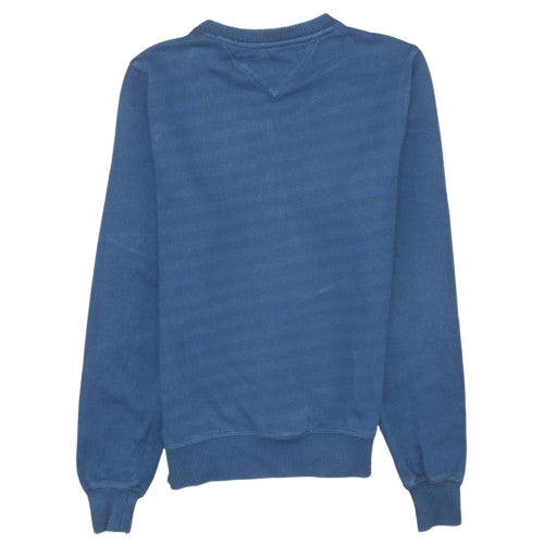 Tommy Hilfiger Womens Blue XS Crew Neck Pullover Sweatshirt