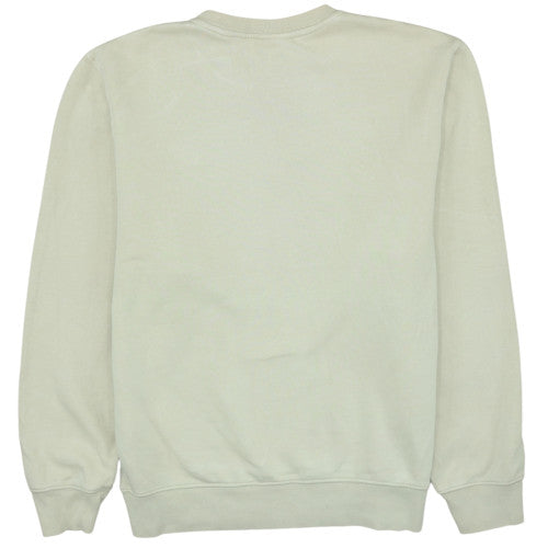 Nike Men's Beige Pullover Sweatshirt M Crew Neck Fleece Logo