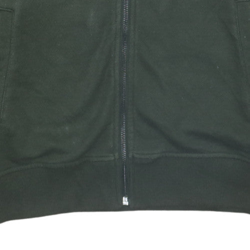 Dickies Men's Green Full Zip Sweatshirt Medium Classic Fleece Jacket