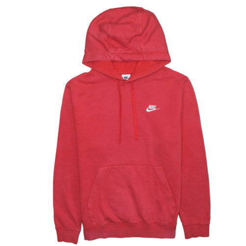 Nike Men's Red Pullover Hoodie Small Classic Logo