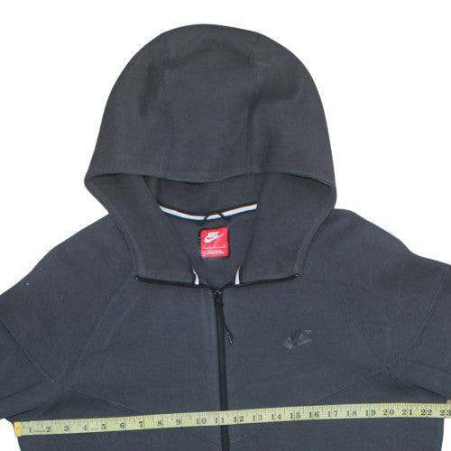 Nike Men's Black Full Zip Hoodie Size L Fleece Jacket