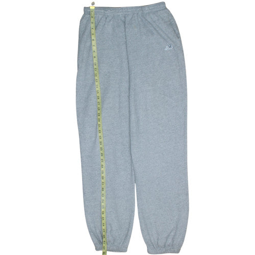 Kappa Men's Grey XL Fleece Sweatpants with Logo