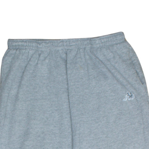Kappa Men's Grey XL Fleece Sweatpants with Logo