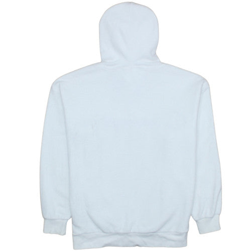 Champion Women's White Small Pullover Hoodie with Logo Detail