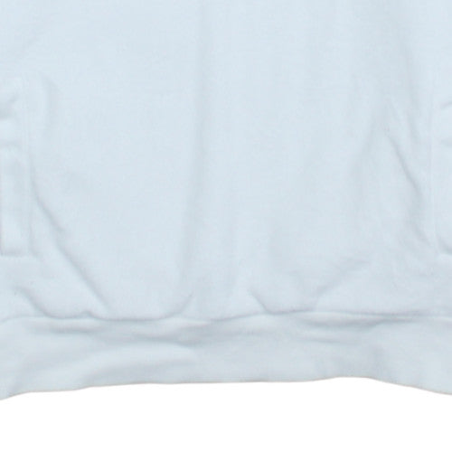 Champion Women's White Small Pullover Hoodie with Logo Detail