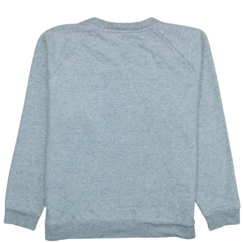 Levi's Womens Grey Logo Sweatshirt Medium Crew Neck Pullover