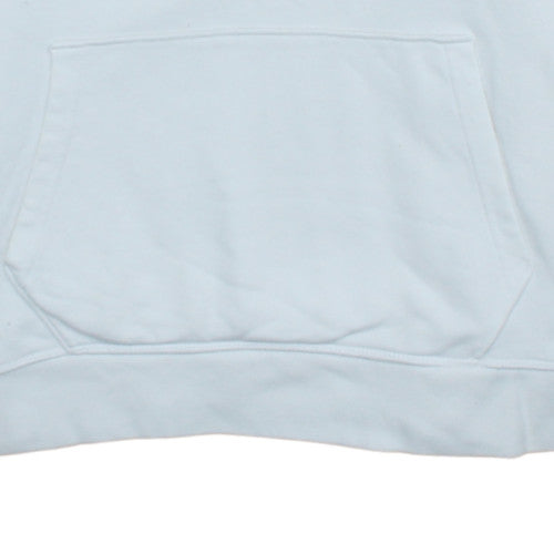 Levi's Womens White Pullover Hoodie L Graphic Print Cotton Blend