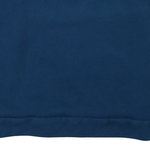 Puma Men's Blue Crew Neck Logo Pullover Sweatshirt M