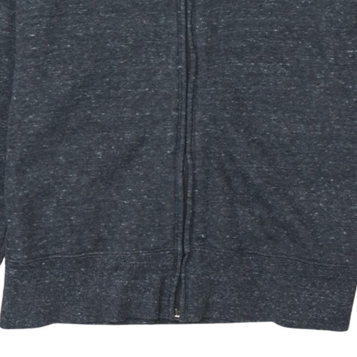 Champion Women’s Grey Full Zip Hoodie Large Cotton Blend Casual