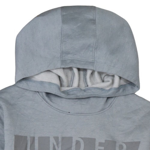 Under Armour Men’s Grey Pullover Hoodie M Sports Fleece Logo
