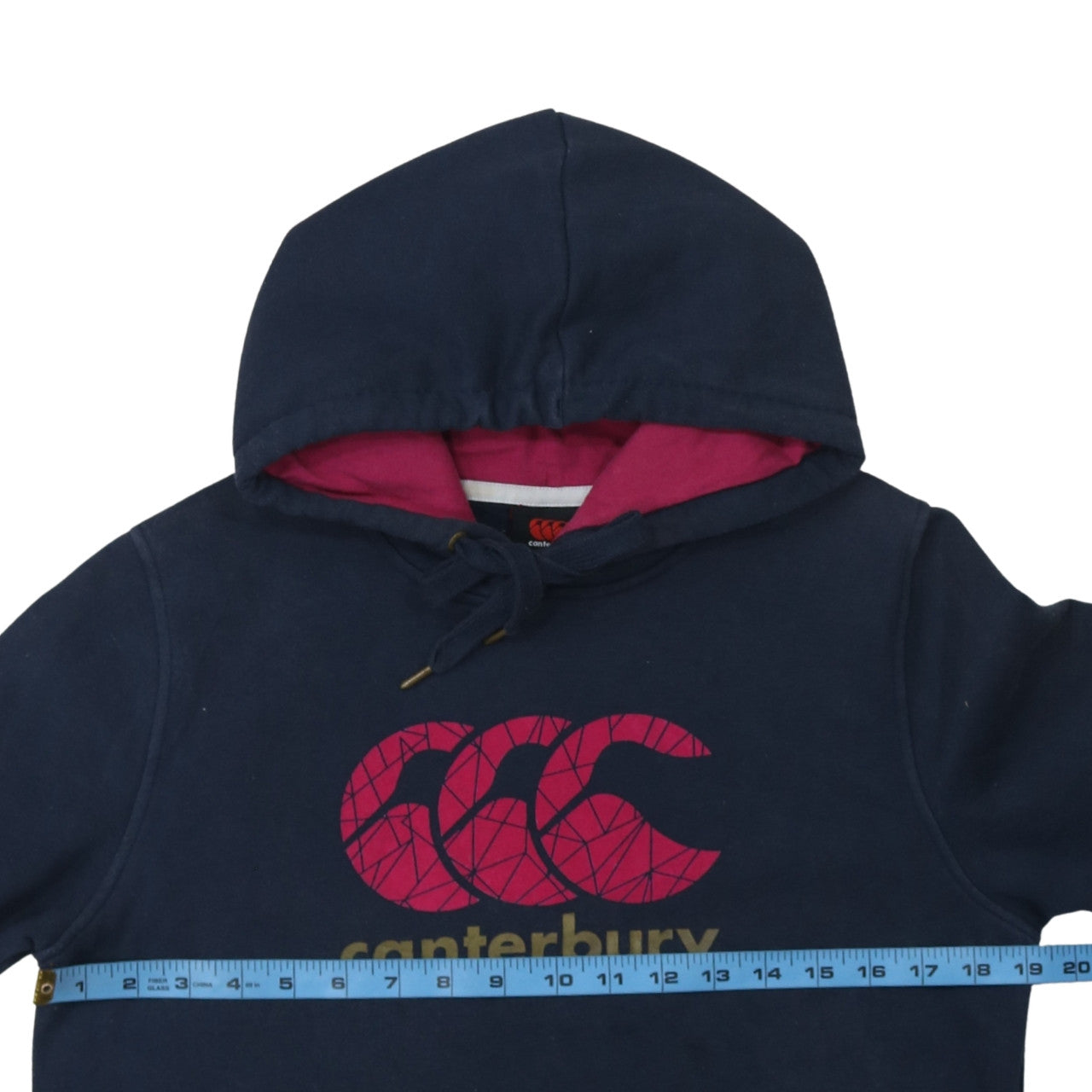 Canterbury Women's Navy Hoodie Size 12 Pullover Cotton Blend