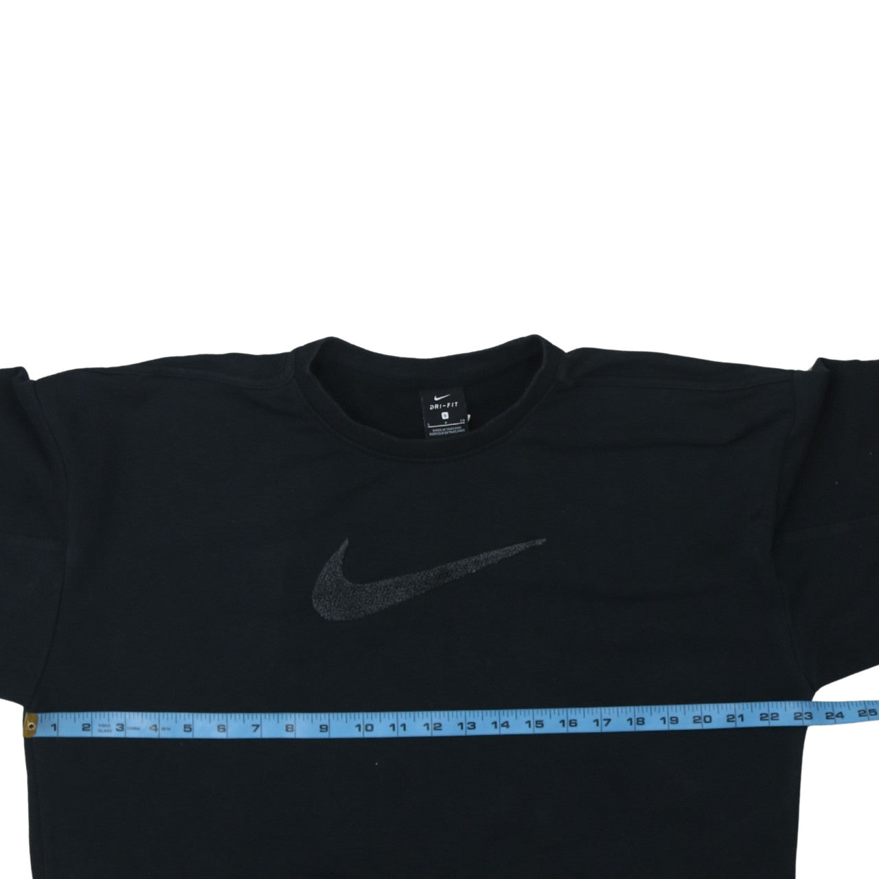 Nike Women Black Dri-Fit Pullover Sweatshirt Size S Crew Neck