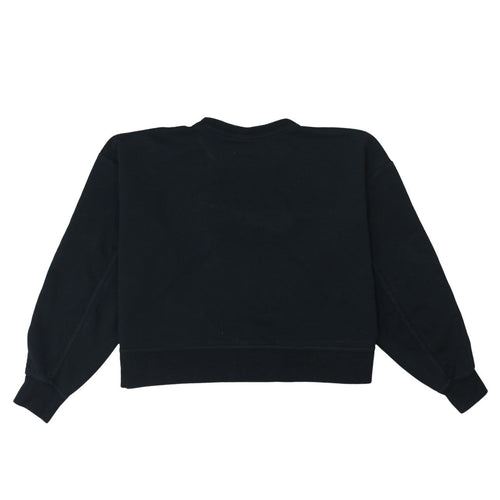 Nike Women Black Dri-Fit Pullover Sweatshirt Size S Crew Neck