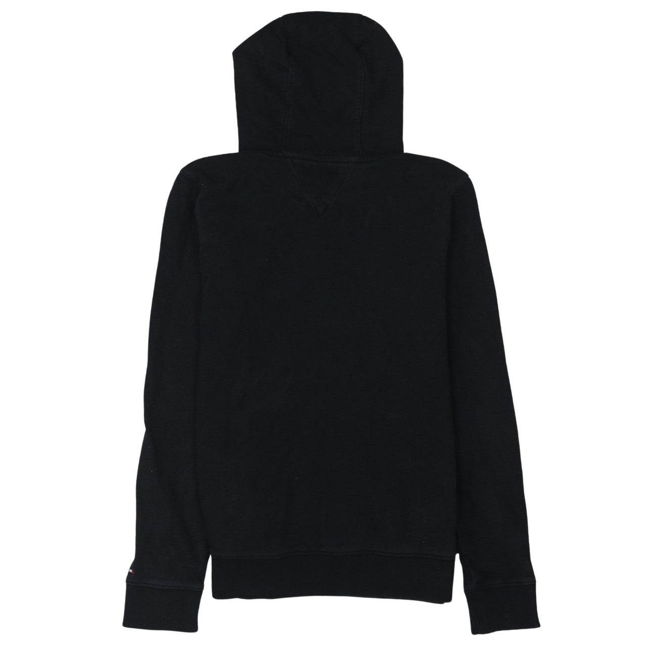 Tommy Hilfiger Boys Black Cotton Pullover Hoodie Size 164 Regular Fit