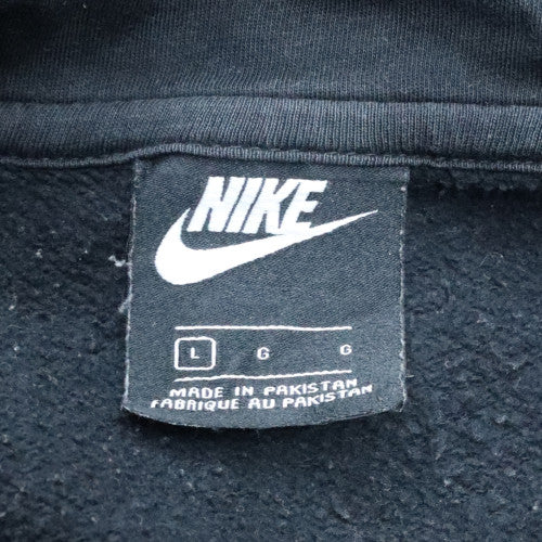 Nike Men's Black L Fleece 1/2 Zip Hoodie Sweatshirt