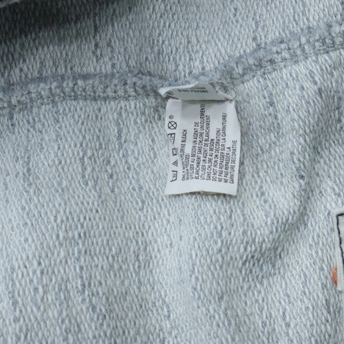 GAP Men Grey Pullover Hoodie M Fleece Long Sleeve Casual