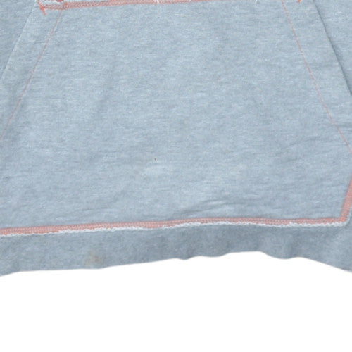 GAP Men Grey Pullover Hoodie M Fleece Long Sleeve Casual